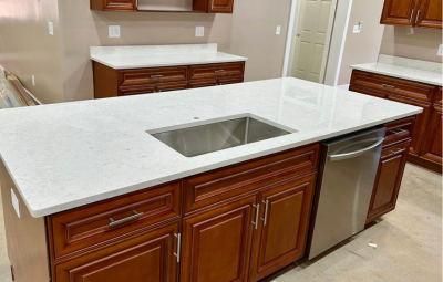 quartz kitchen countertop