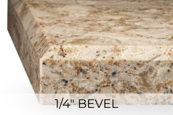 1/4 in bevel edge profile